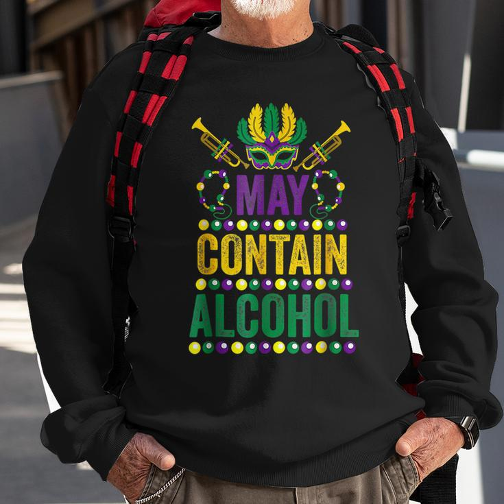 Mardi Gras Beer Drinkers May Contain Alcohol Mardi Gras 2023 Sweatshirt Gifts for Old Men