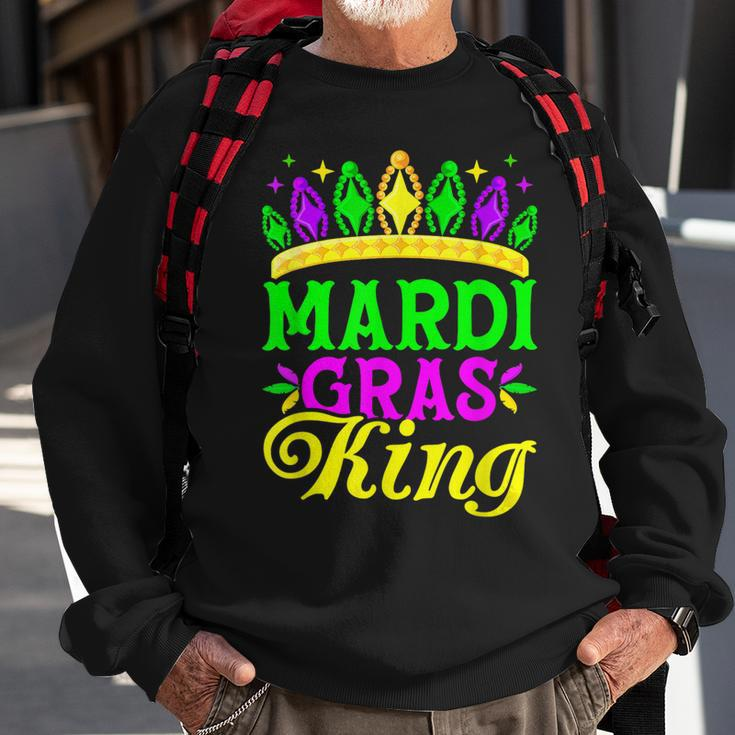 Mardi Gras King Funny Carnival Festival Mardi Gras Graphic V2 Sweatshirt Gifts for Old Men