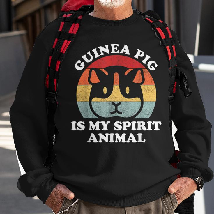 Meerschweinchen Is My Spirit Tierliebhaber Sweatshirt Geschenke für alte Männer