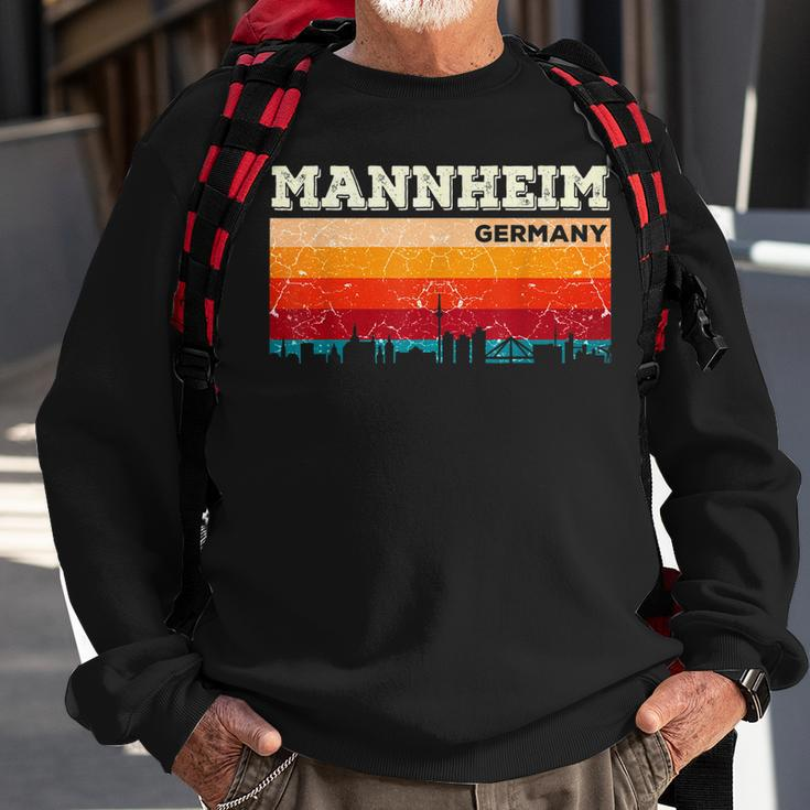 Mein Mannheim Skyline Deutschland Heimat Stadt Sweatshirt Geschenke für alte Männer
