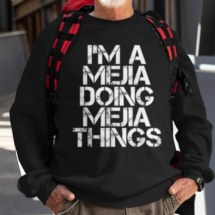 Mejia Funny Surname Family Tree Birthday Reunion Gift Idea Sweatshirt Gifts for Old Men