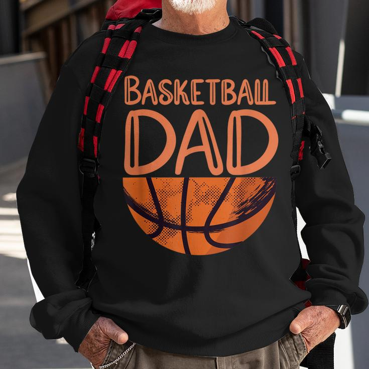 Mens Basketball Dad - Basketball Player Vintage Basketball Sweatshirt Gifts for Old Men