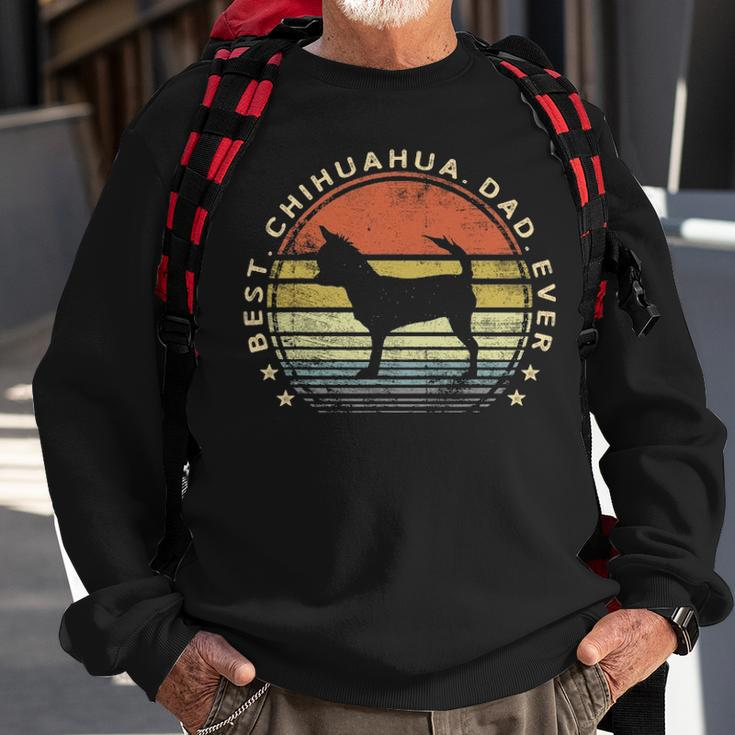 Mens Best Chihuahua Dad Ever Chi Dog Lover Gifts Pet Owner Daddy Sweatshirt Gifts for Old Men