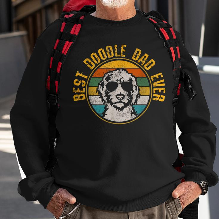 Mens Best Doodle Dad Ever - Vintage Dog Golden Doodle Gift Sweatshirt Gifts for Old Men