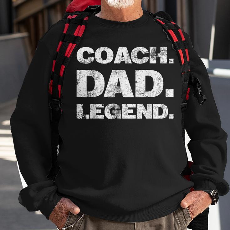 Mens Coach Dad Legend Vintage Gift Sweatshirt Gifts for Old Men