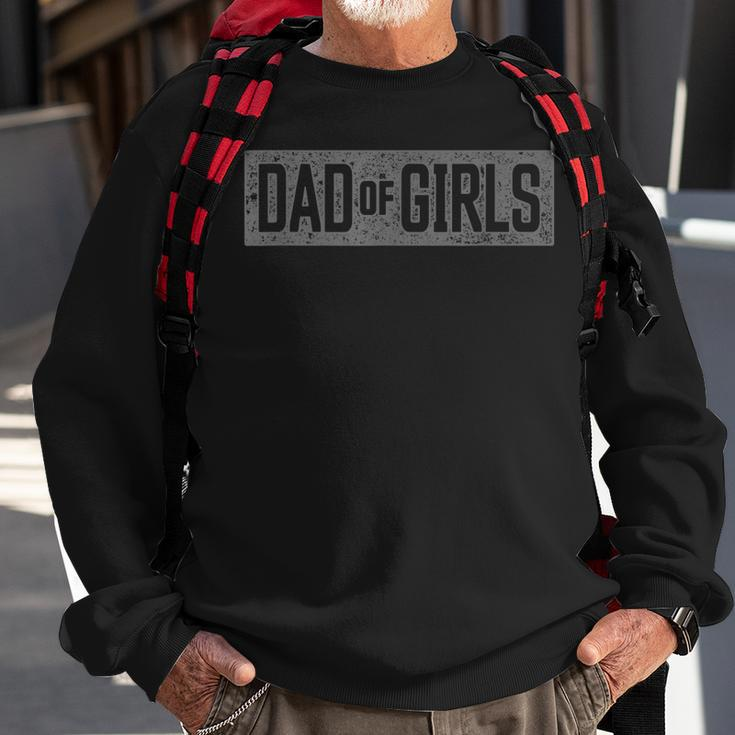 Mens Dad Of Girls For Men Proud Father Of Girls Vintage Dad Sweatshirt Gifts for Old Men