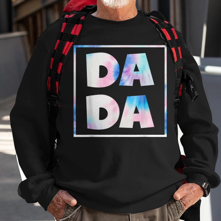 Mens Fathers Day 2022 Dada Daddy Dad Bruh Tie Dye Dad Jokes Mens Sweatshirt Gifts for Old Men