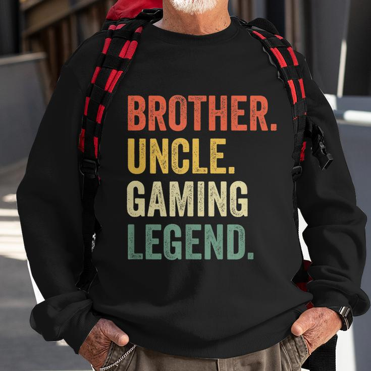 Mens Funny Gamer Brother Uncle Gaming Legend Vintage Video Game Tshirt Sweatshirt Gifts for Old Men