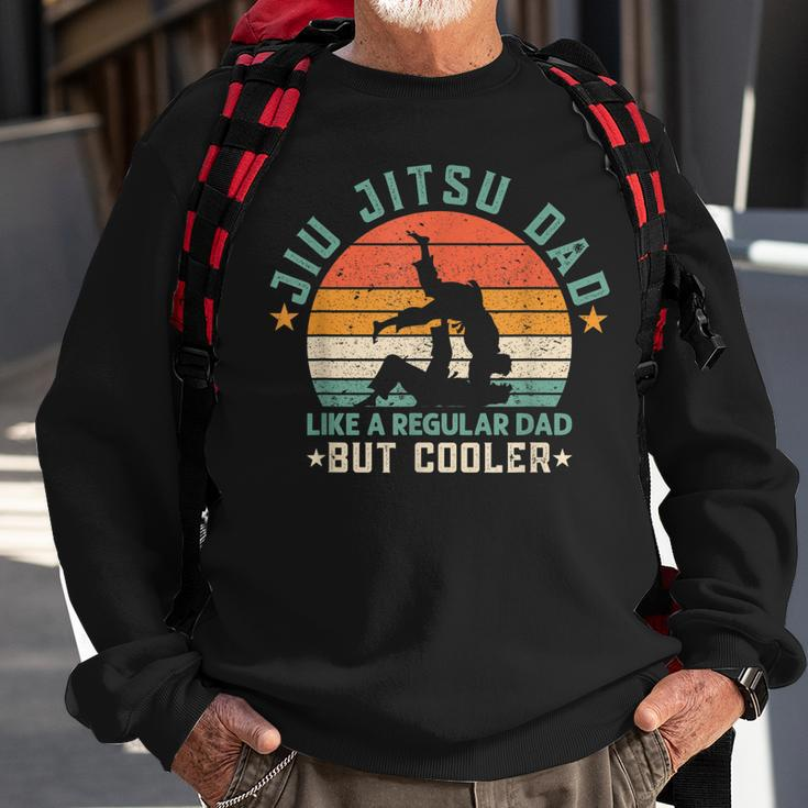 Mens Funny Retro Jiu-Jitsu Dad Bjj Men Father Vintage Sweatshirt Gifts for Old Men