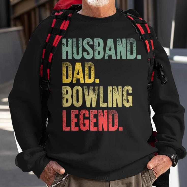 Mens Funny Vintage Bowling Men Husband Dad Legend Retro Sweatshirt Gifts for Old Men