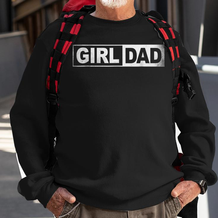 Mens Girl Dad Men Proud Father Of Girls Fathers Day Vintage Sweatshirt Gifts for Old Men