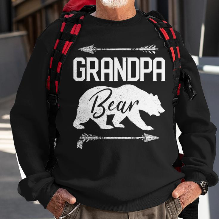Mens Grandpa Bear Funny Fathers Day Gift Papa Men Dad Best Top Sweatshirt Gifts for Old Men
