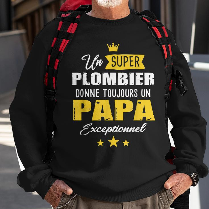 Mens Plumber Dad Fathers Day To Be Father Sweatshirt Gifts for Old Men