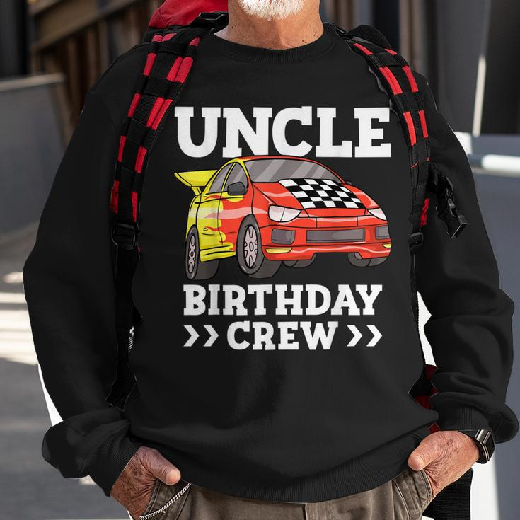 Mens Uncle Birthday Crew Race Car Racing Car Theme Sweatshirt Gifts for Old Men