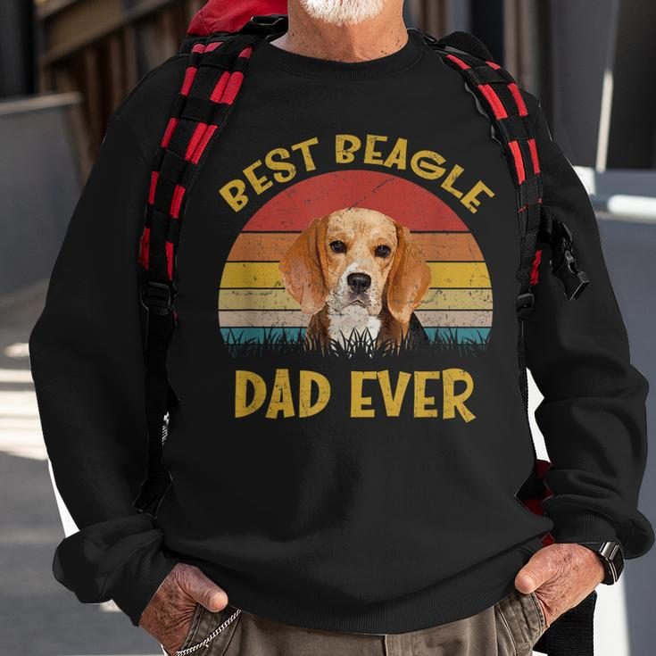 Mens Vintage Beagle Dad Gift Best Beagle Dad Ever Funny Beagle Sweatshirt Gifts for Old Men