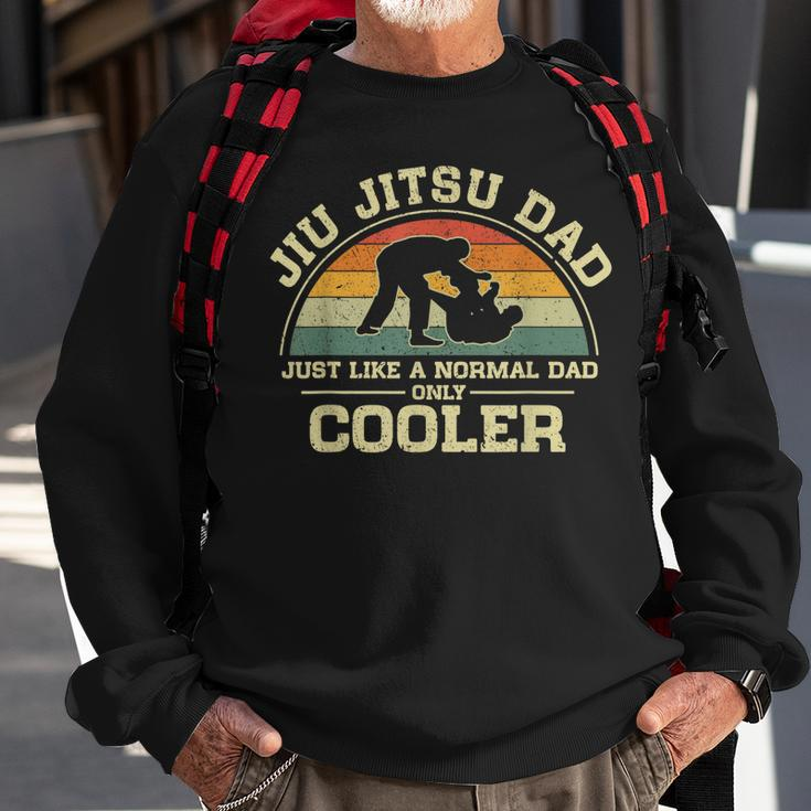 Mens Vintage Jiu Jitsu Dad Just Like A Normal Dad Only Cooler Sweatshirt Gifts for Old Men