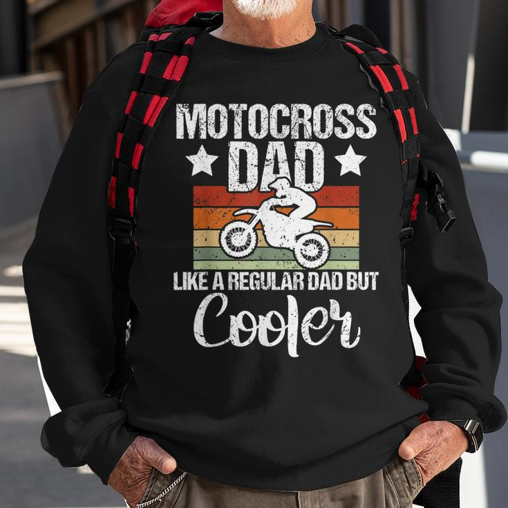 Mens Vintage Motocross Dad Dirt Bike Motocross Dirt Bike Sweatshirt Gifts for Old Men