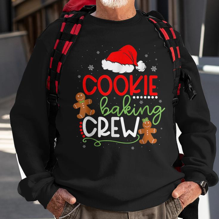 Merry Christmas Cookie Baking Crew Ginger Santa Pajamas Xmas Men Women Sweatshirt Graphic Print Unisex Gifts for Old Men