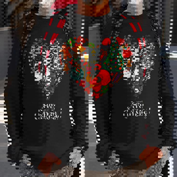 Merry Christmas Xmas Little Things Cute Heart Funny Holiday Sweatshirt Gifts for Old Men