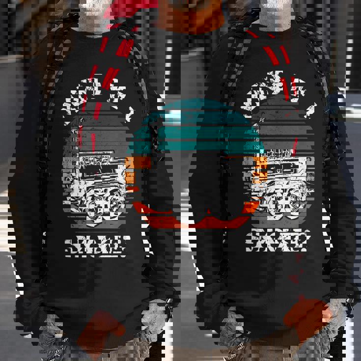 Mind If I SmokeFunny Bbq Mind If I Smoke Sweatshirt Gifts for Old Men
