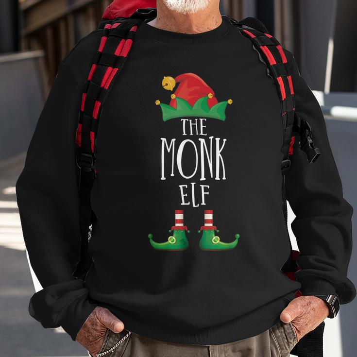 Mönch Elf Familie Passender Pyjama Weihnachten Gamer Elf Sweatshirt Geschenke für alte Männer