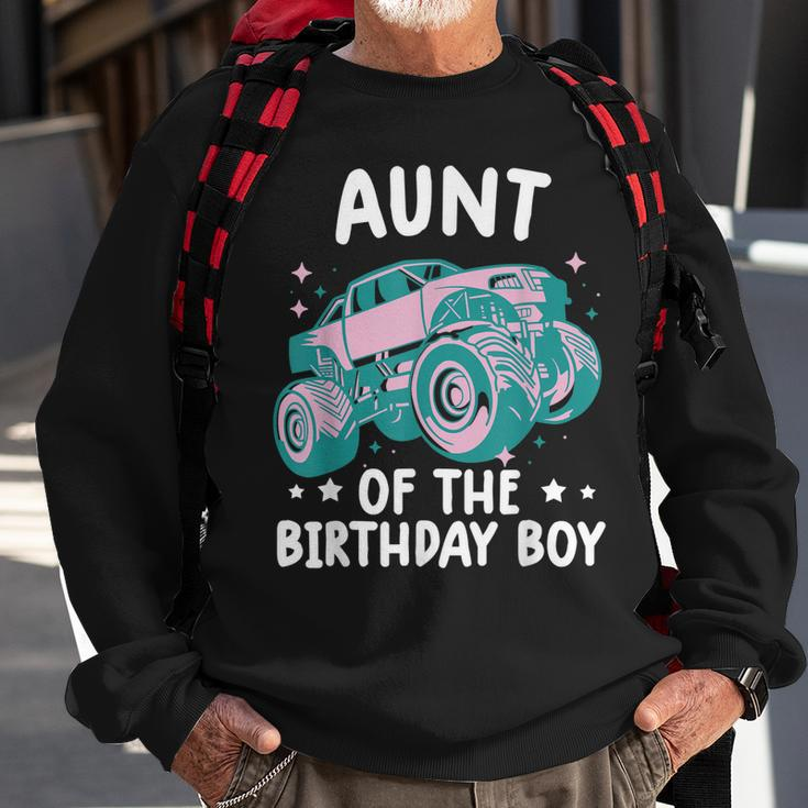 Monster Truck Passende Tante Des Geburtstagskindes Sweatshirt Geschenke für alte Männer