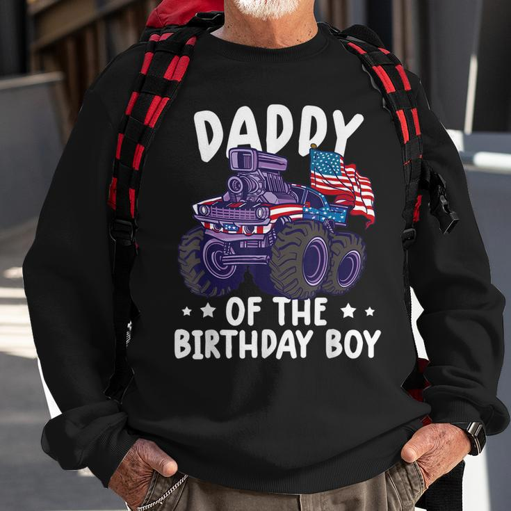 Monstertruck Vater Geburtstagskind Sweatshirt für Familienfeiern Geschenke für alte Männer