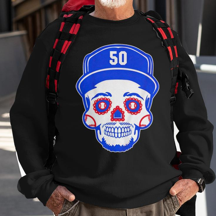 Mookie Betts Sugar Skull Sweatshirt Gifts for Old Men