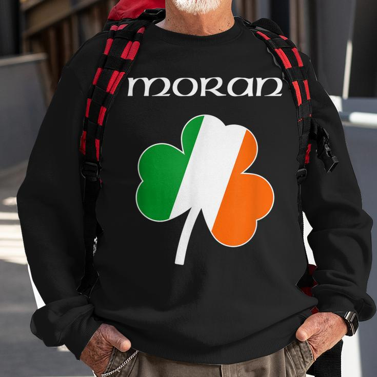 MoranFamily Reunion Irish Name Ireland Shamrock Sweatshirt Gifts for Old Men