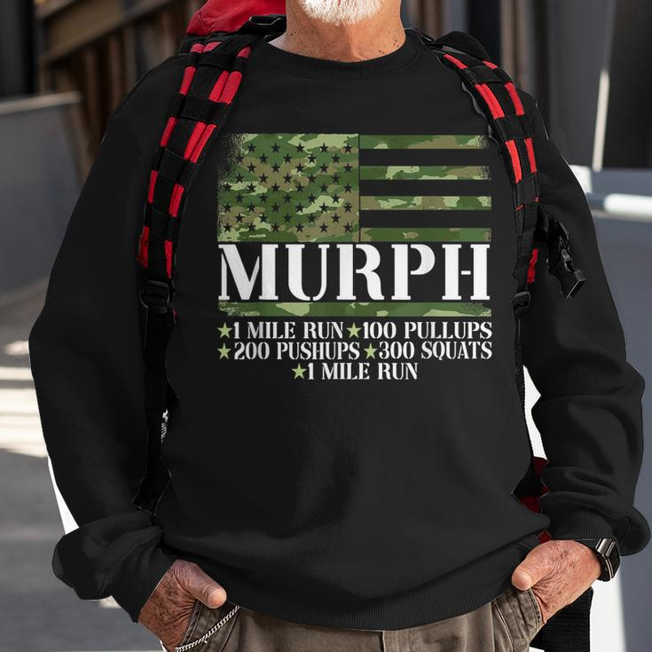 Murph Memorial Day Workout Sweatshirt Gifts for Old Men