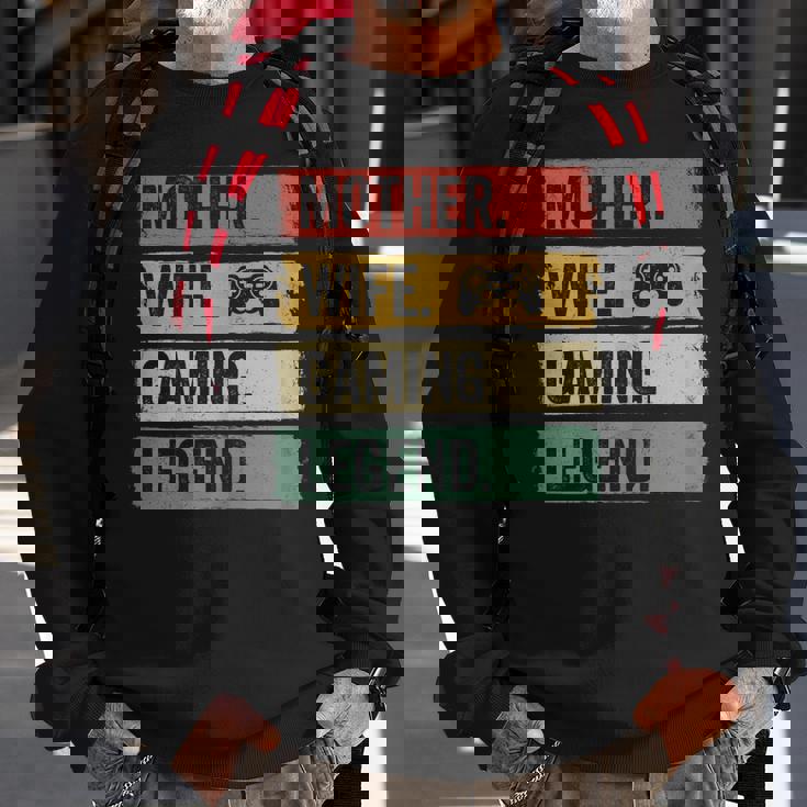 Mutter Video Gaming Legende Vintage Video Gamer Frau Mama Sweatshirt Geschenke für alte Männer