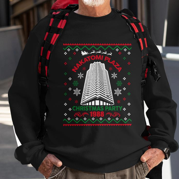 Nakatomi Plaza 1988 Christmas Party Ugly Christmas Sweater Sweatshirt Gifts for Old Men