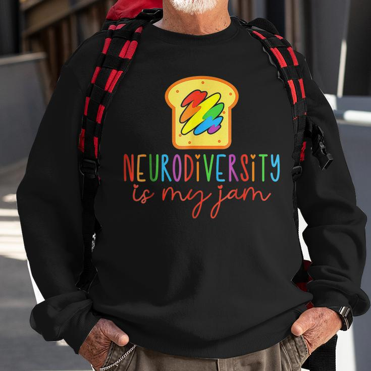 Neurodiversity Is My-Jam Autism Awareness Special Education Sweatshirt Gifts for Old Men