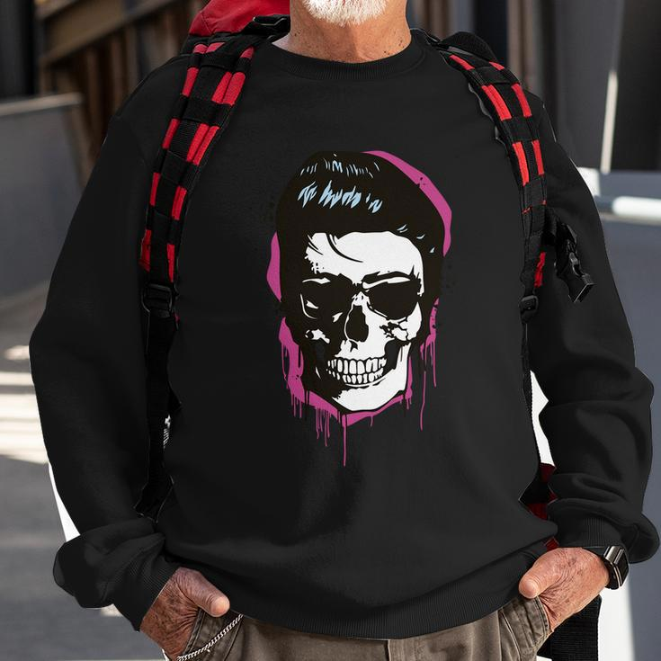 New Legend Skulls Cool Vector Design Sweatshirt Gifts for Old Men