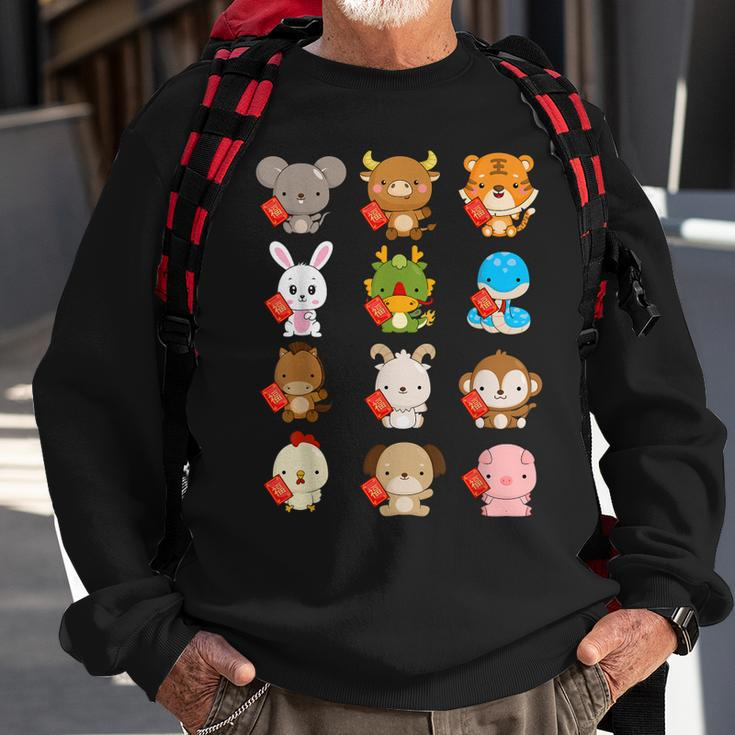New Year Chinese 2023 Zodiac Animal Lunar New Year Sweatshirt Gifts for Old Men