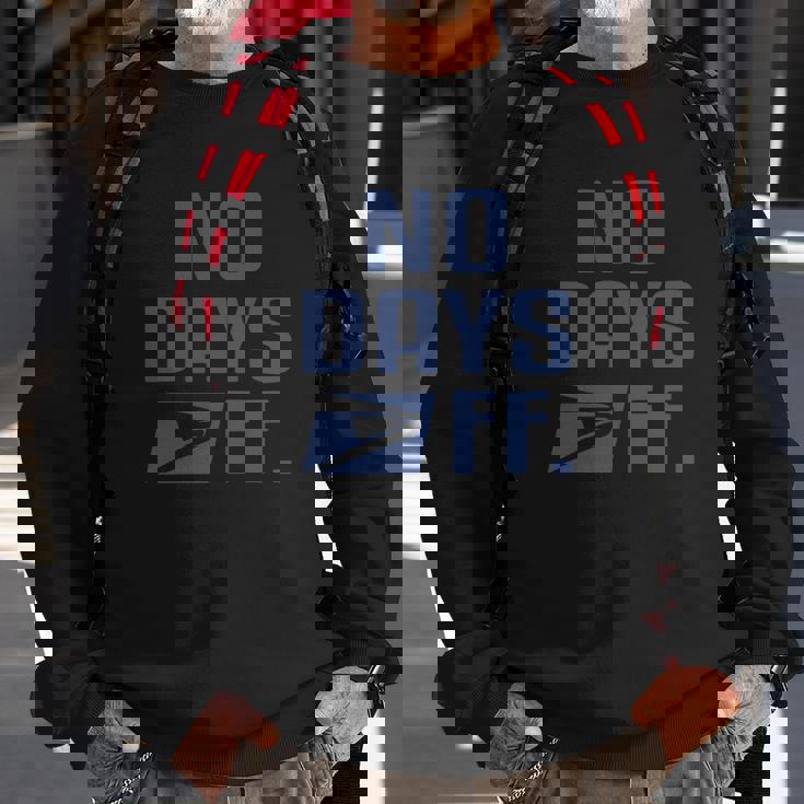 No Day Off United States Postal Service Shirt Men Women Sweatshirt Graphic Print Unisex Gifts for Old Men