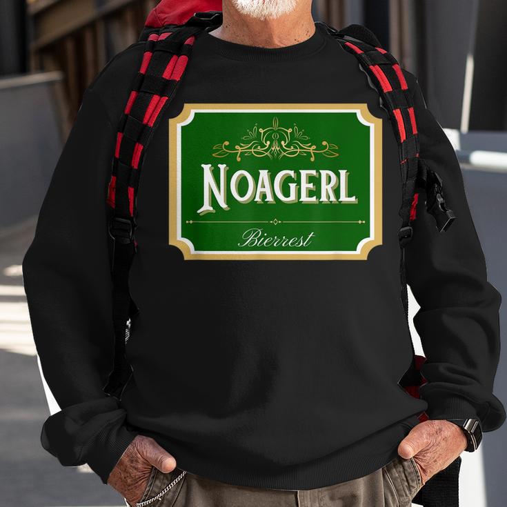 Noagerl Bierrest Noagal Fake Bier Brauerei Dialekt Spruch Sweatshirt Geschenke für alte Männer