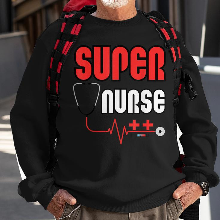 Not All Heroes Wear Capes Celebrating Our Super Nurses Sweatshirt Gifts for Old Men