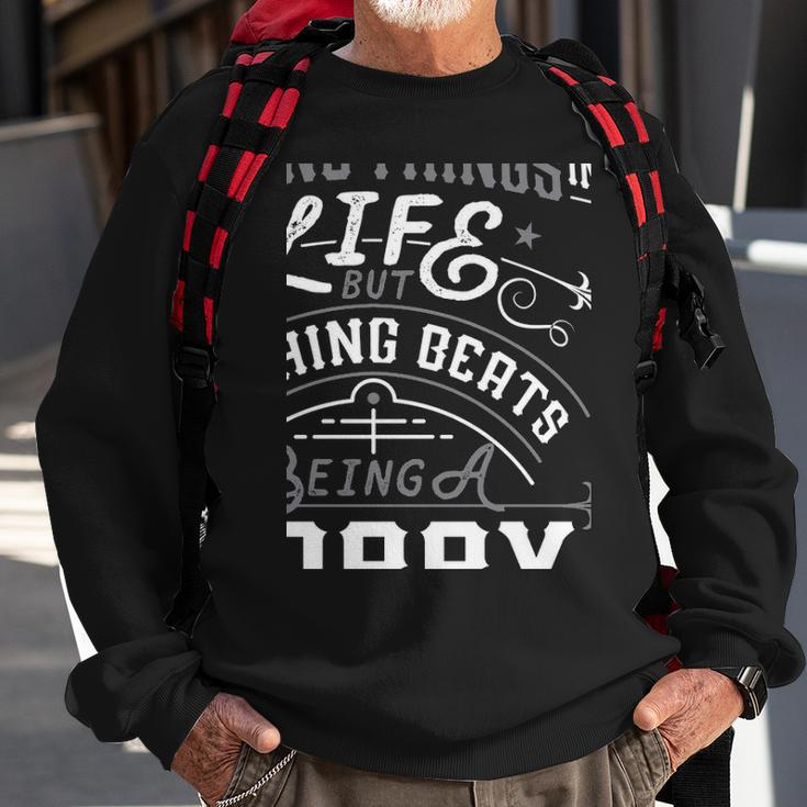 Nothing Beats Being A Poppy Grandpa Fathers Day Men Sweatshirt Gifts for Old Men
