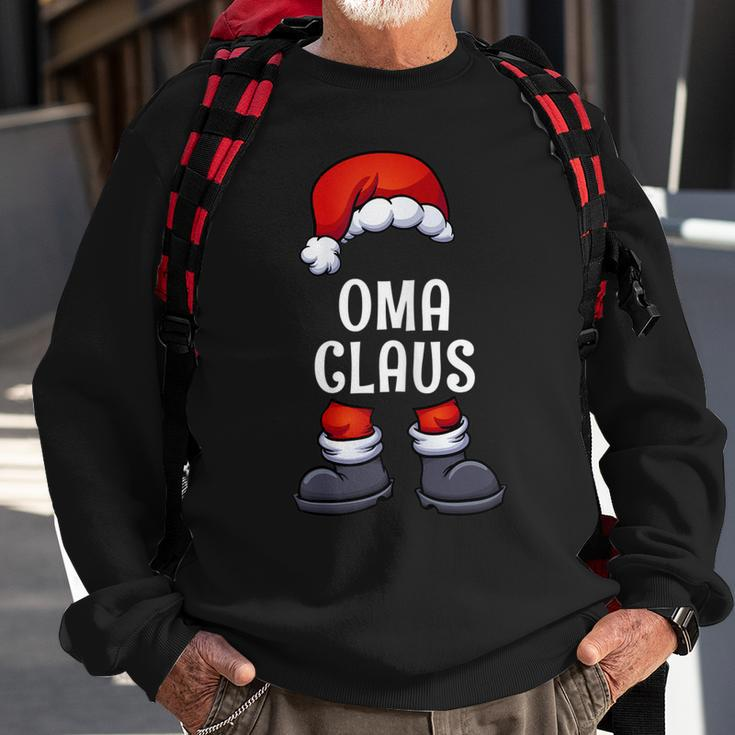 Oma Claus Weihnachts-Sweatshirt für Damen, Festlicher Partnerlook Geschenke für alte Männer
