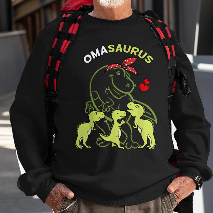 Omasaurus Oma Tyrannosaurus Dinosaurier Muttertag Sweatshirt Geschenke für alte Männer