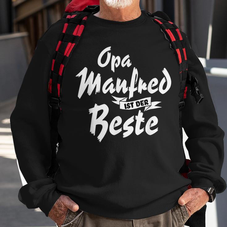 Opa Manfred Ist Der Beste Witziges Geschenk Sweatshirt Geschenke für alte Männer