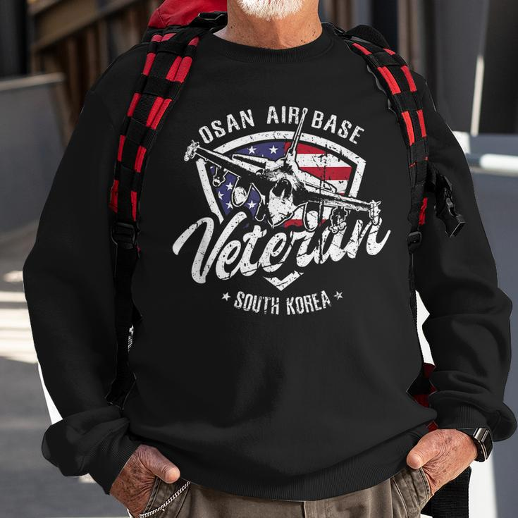 Osan Air Base Veteran Usaf South Korea Men Women Sweatshirt Graphic Print Unisex Gifts for Old Men
