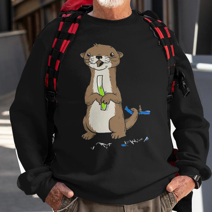 Otter Pop Sweatshirt Gifts for Old Men