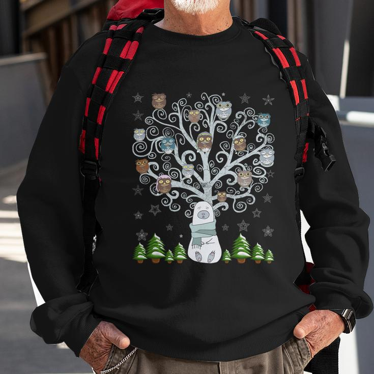 Owl And Bear Lovers Winter Tee Great Gift Funny Vintage Ugly Christmas Meaning Sweatshirt Gifts for Old Men