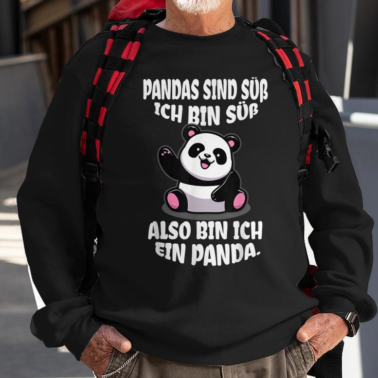 Panda Deko Bär Geschenk Kostüm Damen Süße Geschenke Kleiner Sweatshirt Geschenke für alte Männer