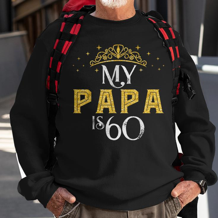 My Papa Is 60 Years Old 1962 60 Geburtstag Geschenk Für Papa Sweatshirt Geschenke für alte Männer