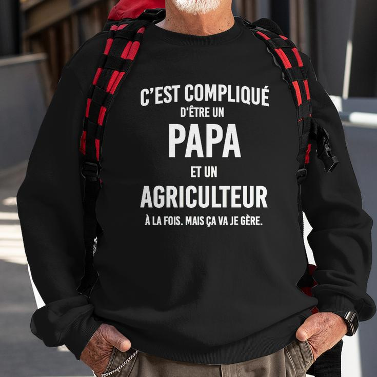 Papa Agriculteur Agriculture Sweatshirt Geschenke für alte Männer
