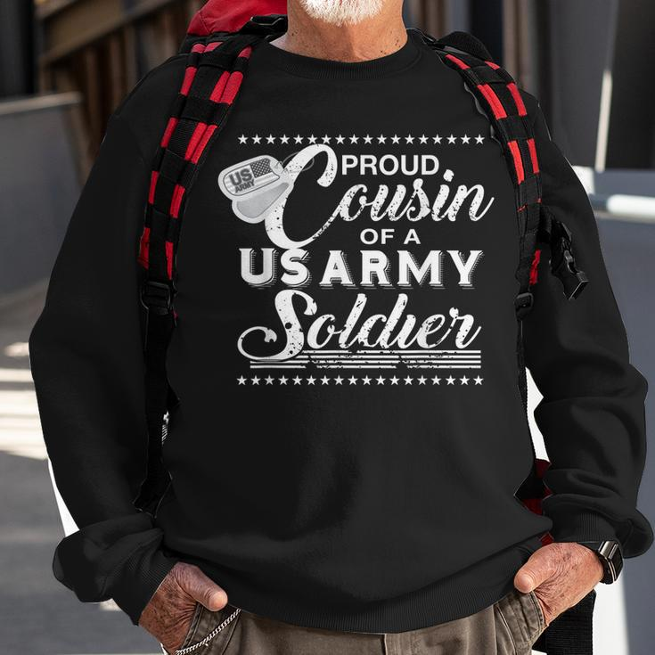 Patriotic Army Cousin Sweatshirt Gifts for Old Men