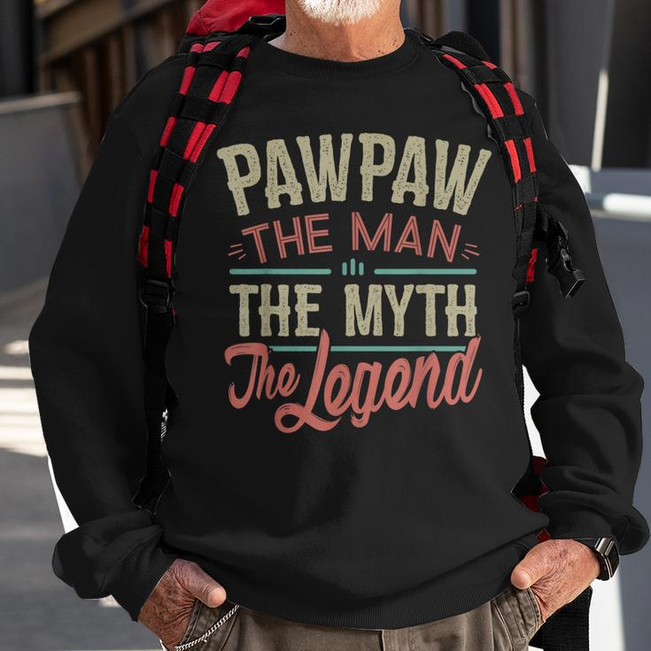 Pawpaw From Grandchildren Pawpaw The Myth The Legend Gift For Mens Sweatshirt Gifts for Old Men